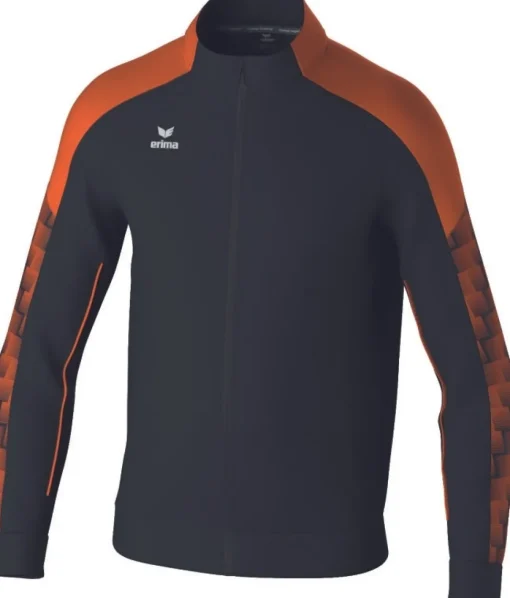 Erima Kinder EVO STAR Trainingsjacke schwarz orange
