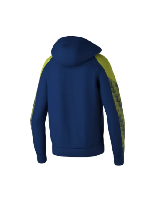 Erima Kinder EVO STAR Trainingsjacke mit Kapuze new navy lime