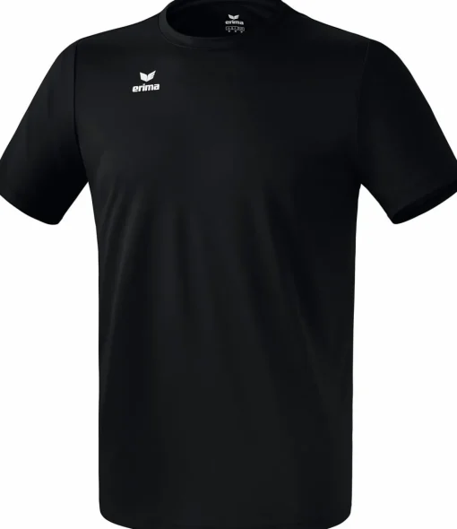 Erima Kinder Funktions Teamsport T-Shirt schwarz