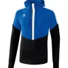 Erima Kinder Hoodie Squad blau-schwarz-weiß