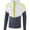 Erima Kinder Hoodie Squad weiß-grau-grün