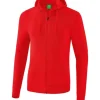 erima Kinder Kapuzensweatjacke rot