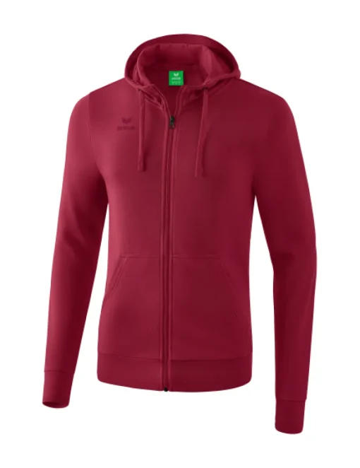 erima Kinder Kapuzensweatjacke bordeaux