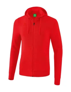 erima Kinder Kapuzensweatjacke rot