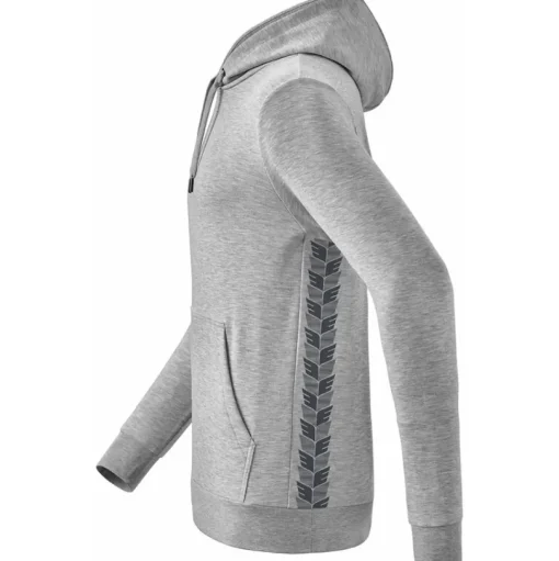 Erima Kinder Kapuzensweat Essential Team grau