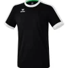 Erima Kinder Kurzarm Trikot Retro Star schwarz-weiß