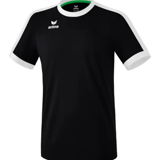 Erima Kinder Kurzarm Trikot Retro Star schwarz-weiß