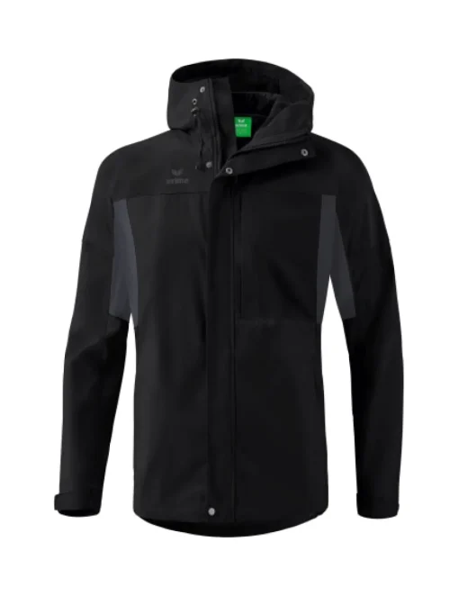 erima Kinder Multifunktionsjacke schwarz