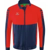 Erima Kinder Präsentationsjacke Six Wings blau-rot