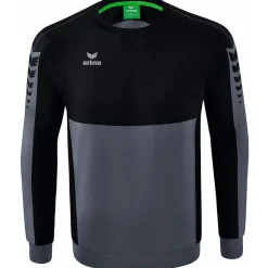 Erima Kinder Sweatshirt Six Wings grau-schwarz