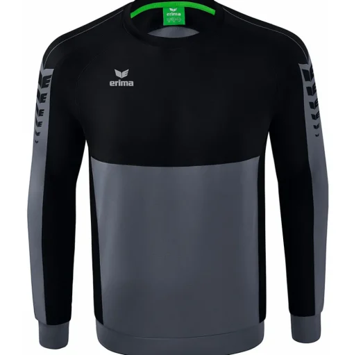 Erima Kinder Sweatshirt Six Wings grau-schwarz