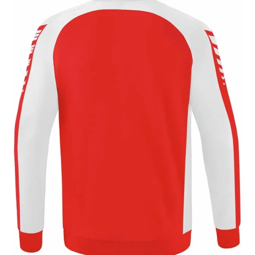 Erima Kinder Sweatshirt Six Wings rot-weiß