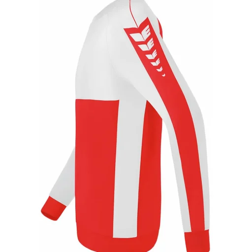 Erima Kinder Sweatshirt Six Wings rot-weiß