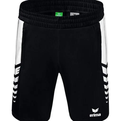 Erima Kinder Training Shorts Six Wings schwarz-weiß