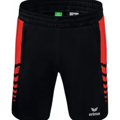 Erima Kinder Training Shorts Six Wings schwarz-rot