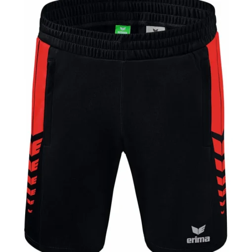 Erima Kinder Training Shorts Six Wings schwarz-rot