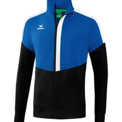 Erima Kinder Trainingsjacke Squad blau-schwarz-weiß