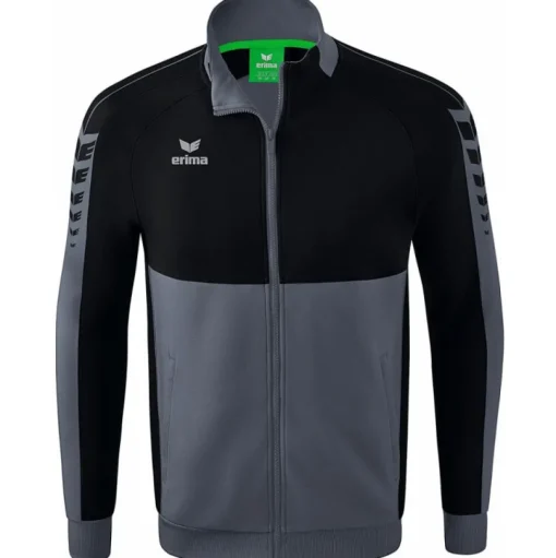 Erima Kinder Trainingsjacke Six Wings grau-schwarz