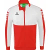 Erima Kinder Trainingsjacke Six Wings rot-weiß