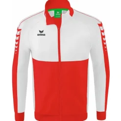 Erima Kinder Trainingsjacke Six Wings rot-weiß