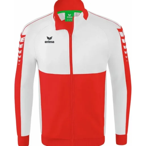 Erima Kinder Trainingsjacke Six Wings rot-weiß