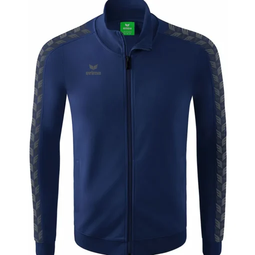 Erima Kinder Trainingsjacke Essential Team blau-grau