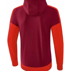 Erima Kinder Trainingsjacke mit Kapuze Squad rot