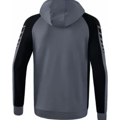 Erima Kinder Trainingsjacke mit Kapuze Six Wings grau