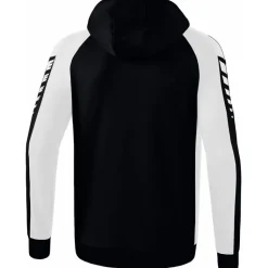 Erima Kinder Trainingsjacke mit Kapuze Six Wings schwarz