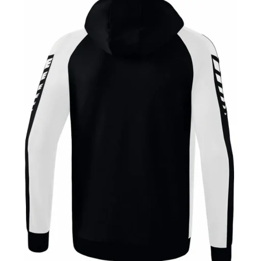 Erima Kinder Trainingsjacke mit Kapuze Six Wings schwarz