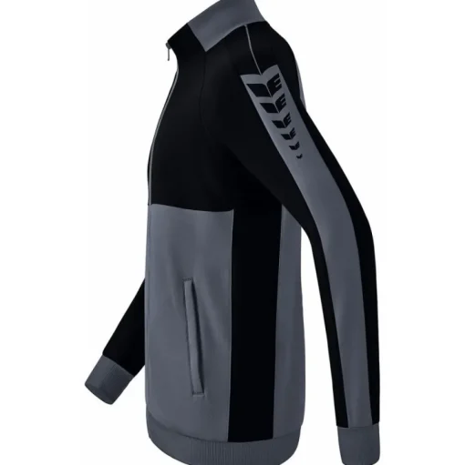 Erima Kinder Trainingsjacke Six Wings grau-schwarz