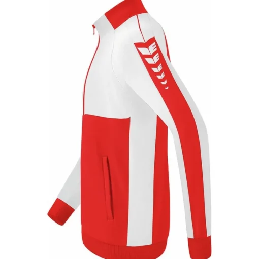 Erima Kinder Trainingsjacke Six Wings rot-weiß