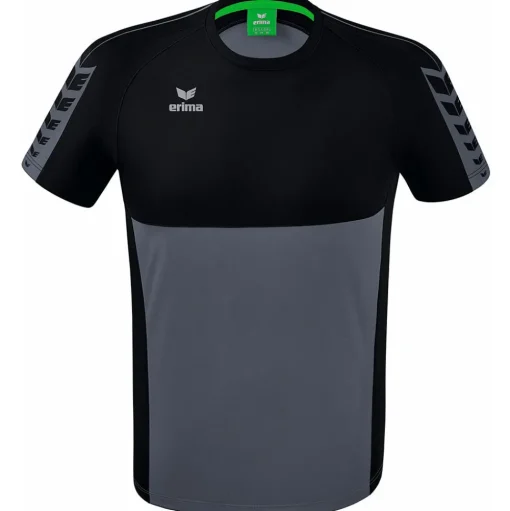 Erima Kinder T-Shirt Six Wings grau-schwarz