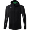erima LIGA STAR Trainingsjacke mit Kapuze schwarz/weiß
