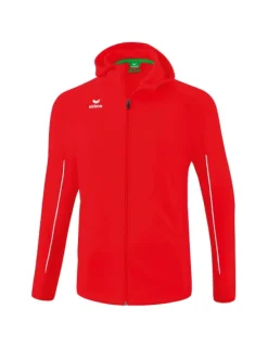 erima LIGA STAR Trainingsjacke mit Kapuze rot/weiß
