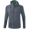 erima LIGA STAR Trainingsjacke mit Kapuze slate grey/schwarz