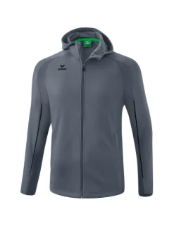 erima LIGA STAR Trainingsjacke mit Kapuze slate grey/schwarz