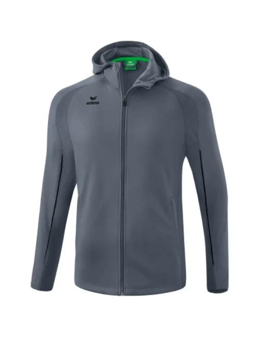 erima LIGA STAR Trainingsjacke mit Kapuze slate grey/schwarz