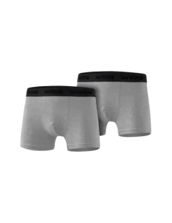 erima 2-Pack Boxershorts grau melange