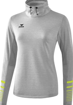 Erima Race Line 2.0 Damen Langarm Laufshirt grau melange