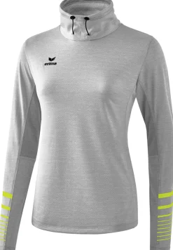 Erima Race Line 2.0 Damen Langarm Laufshirt grau melange