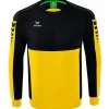 Erima Sweatshirt Six Wings gelb-schwarz