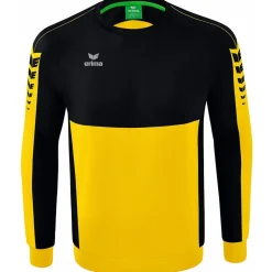Erima Sweatshirt Six Wings gelb-schwarz