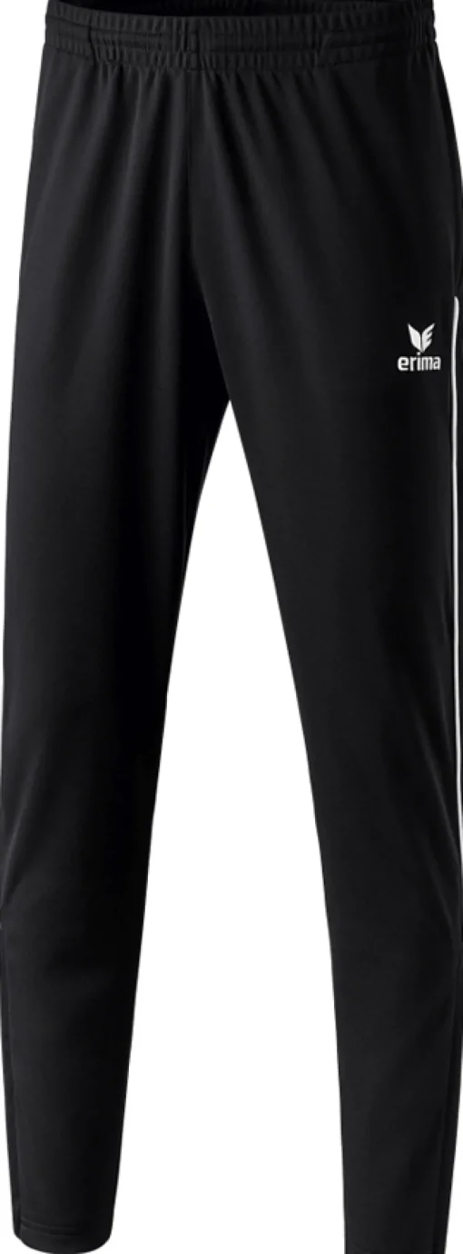 Erima Trainingshose mit Wadeneinsatz/Piping 2.0 schwarz