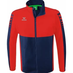 Erima Trainingsjacke Six Wings m.abnehmbaren Ärmeln blau