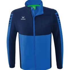 Erima Trainingsjacke Six Wings m.abnehmbaren Ärmeln blau