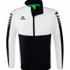 Erima Trainingsjacke Six Wings m.abnehmbaren Ärmeln schwarz