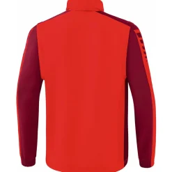 Erima Trainingsjacke Six Wings m.abnehmbaren Ärmeln rot