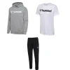 Hummel Freizeit/Leisure Set weiß grau schwarz
