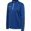 Hummel Hmlauthentic 24 Half Zip Sweatshirt Woman true blue